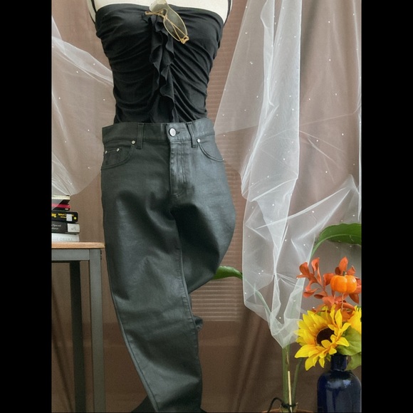 Versace Leather Pants - Picture 5 of 9